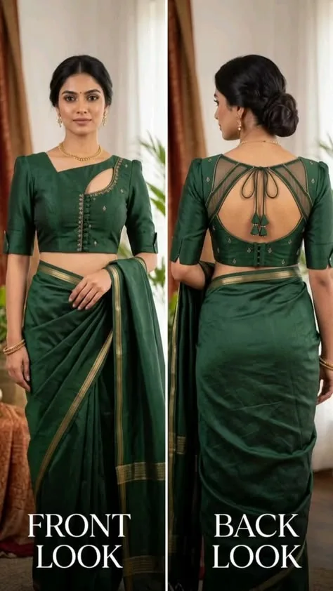 latest blouse designs front and back