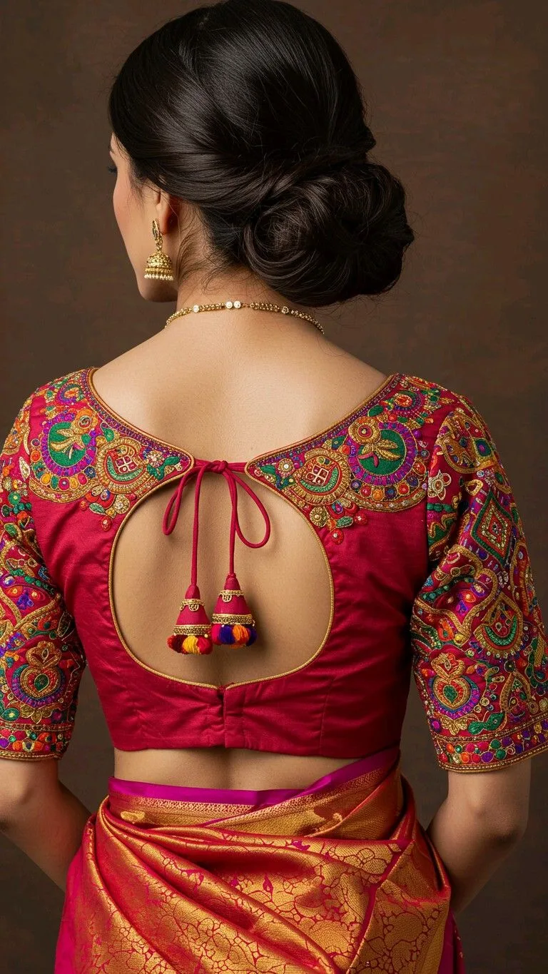latest blouse designs front and back