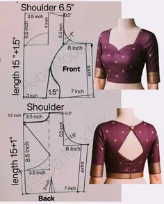 latest blouse designs front and back