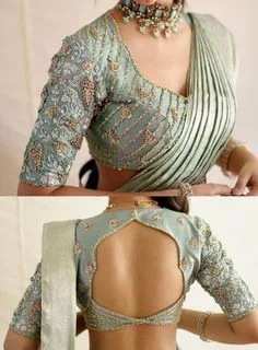 latest blouse designs front and back