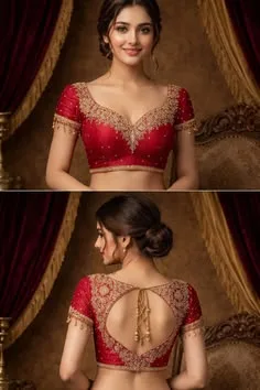 latest blouse designs front and back
