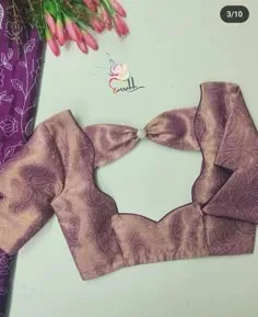 silk saree simple blouse designs