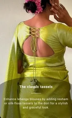 silk saree simple blouse designs