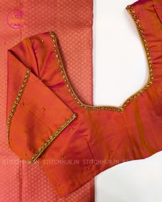 simple aari work blouse designs