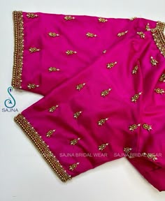 simple aari work blouse designs