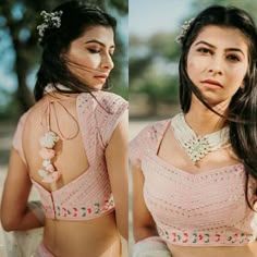 v neck blouse designs front and back