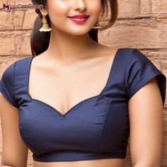 v neck blouse designs front and back