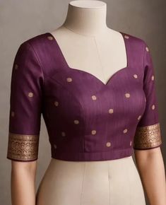 v neck blouse designs front and back