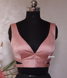 v neck blouse designs front and back