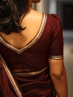 v neck blouse designs front and back