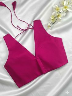 v neck blouse designs front and back