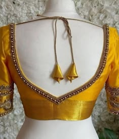 v neck blouse designs front and back