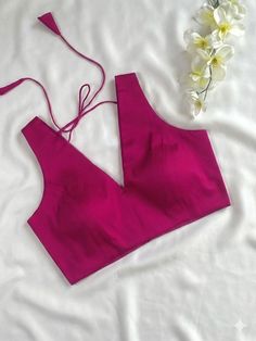 v neck blouse designs front and back