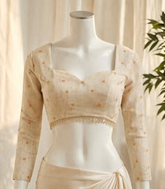 v neck blouse designs front and back
