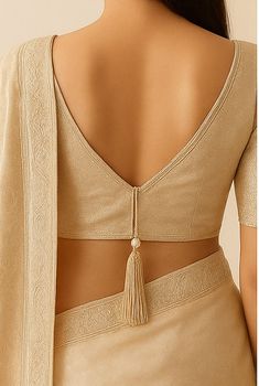 v neck blouse designs front and back
