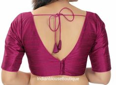 v neck blouse designs front and back